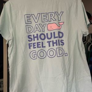 XL cotton light blue Vineyard Vines tee